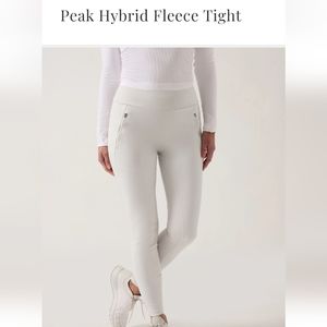 Athletica fleece tights